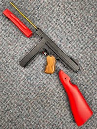 CYMA BY-105165 CM.033 Thompson M1A1 Military; PTT Red