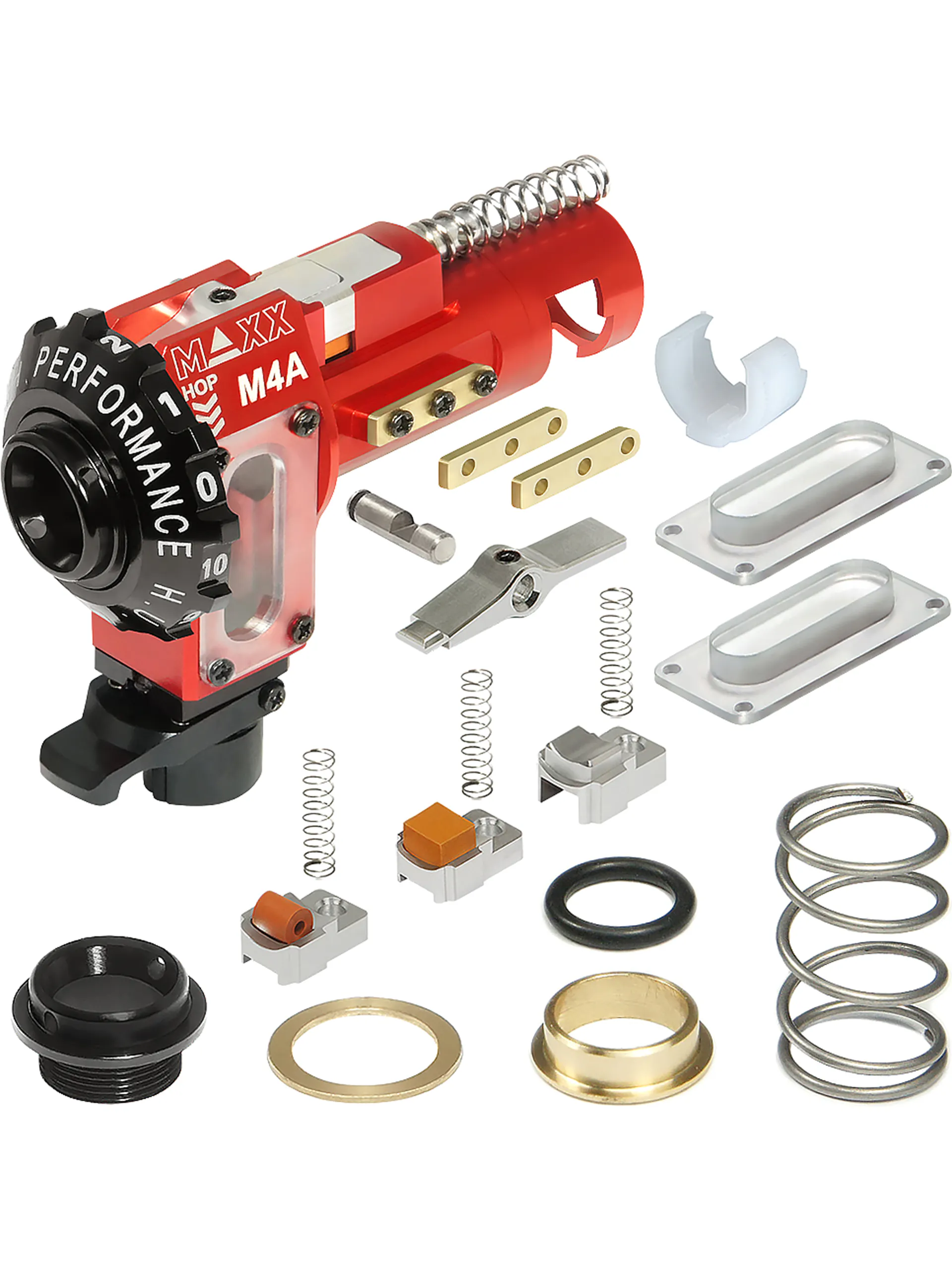 MAXX MODEL CNC Aluminium PRO HOP-Up Chamber for M4/AR-15 AEGs, M4i (For ICS V2)