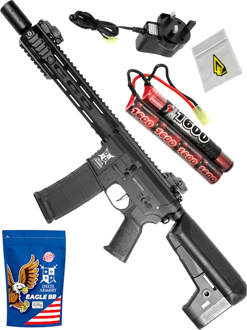 Delta Armory 10" WRAITH™ M4 AEG Beginner Bundle