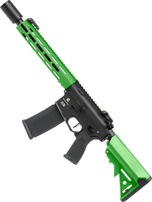 Evolution M4/AR-15 Muzzle Flash Blaster 12” AEG; Complete Pack