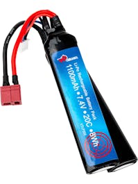 VAPEX 7.4v 1100mAh 20C LiPo Crane Battery - Deans
