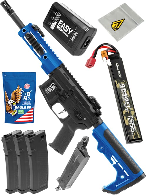 Specna Arms SA-F04-RL M4 AEG Beginner Bundle; Pre Two-Tone