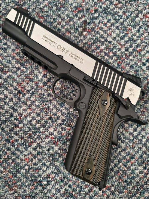 Cybergun BY-105101 - Rail Gun Series Colt 1911 CO2 Blowback Pistol