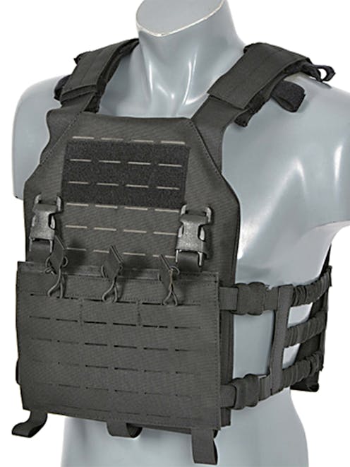 8Fields Tactical Laser-Cut “Buckle Up" Assault Plate Carrier with AR/AK Magazine Pouch