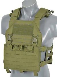 8Fields Tactical Laser-Cut “Buckle Up" Assault Plate Carrier with AR/AK Magazine Pouch