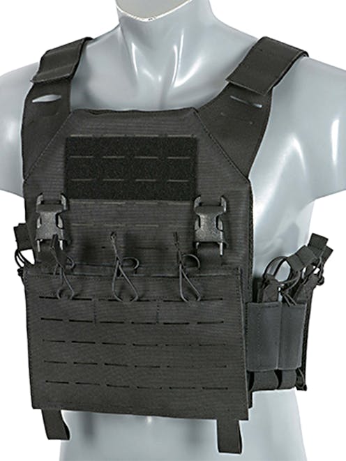 8Fields Tactical Recon Plate Carrier Laser-Cut Buckle Up with AK/M4 pouches