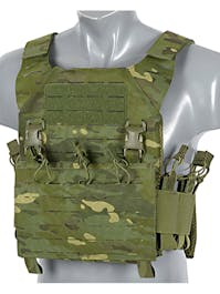 8Fields Tactical Recon Plate Carrier Laser-Cut Buckle Up with AK/M4 pouches