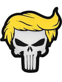 101 Inc. 3D PVC Punish skull yellow hair glow in dark