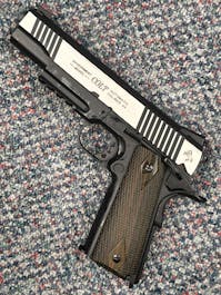 Cybergun BY-105298 Rail Gun Series Colt 1911 CO2 Blowback Pistol