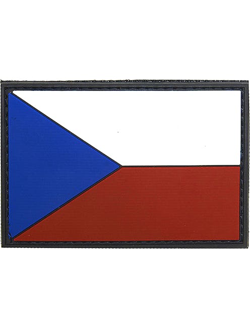 101 Inc. Czechian Flag 3D PVC Patch
