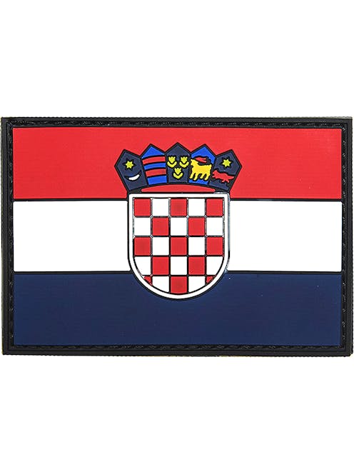 101 Inc. Croatian Flag 3D PVC Patch