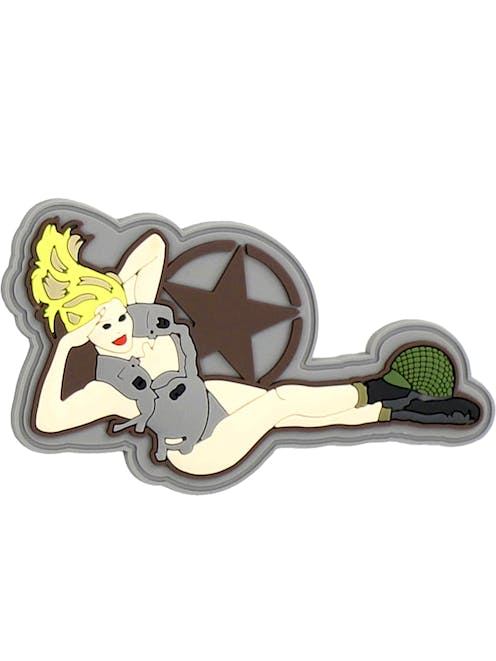 101 Inc. Pinup Girl 3D PVC Patch