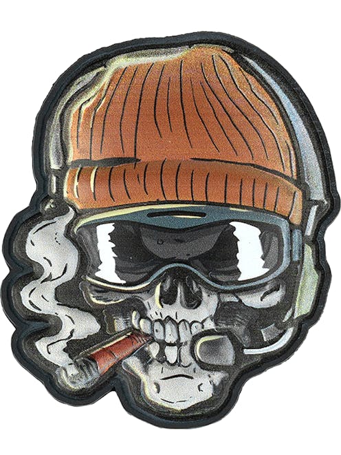 101 Inc. Skull 3D UV PVC Patch