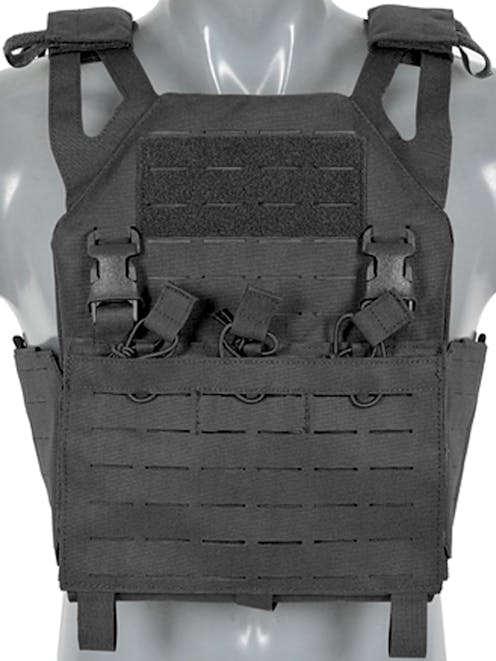 8Fields Tactical Laser-Cut “Buckle Up" Operator Plate Carrier with AR/AK Magazine Pouch