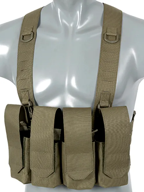 8Fields Tactical Laser-Cut Chest Rig with AR/AK Pouches