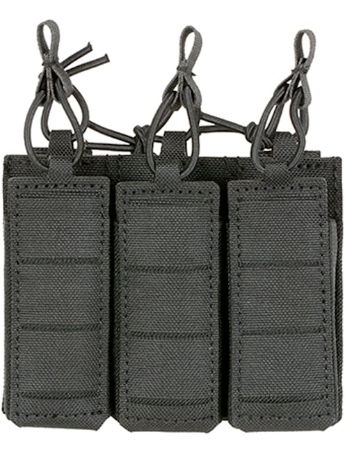 8Fields Tactical Triple Elastic Pistol Magazine Pouch Laser-cut