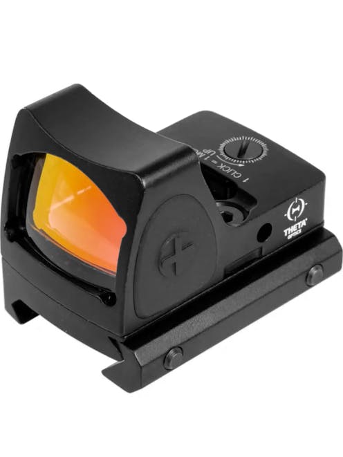 Theta Optics Red Dot Sight Rugged Mini Reflex Black