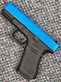 WE BY-105276 - EU19 Gen.5 GBB Pistol; PTT Blue