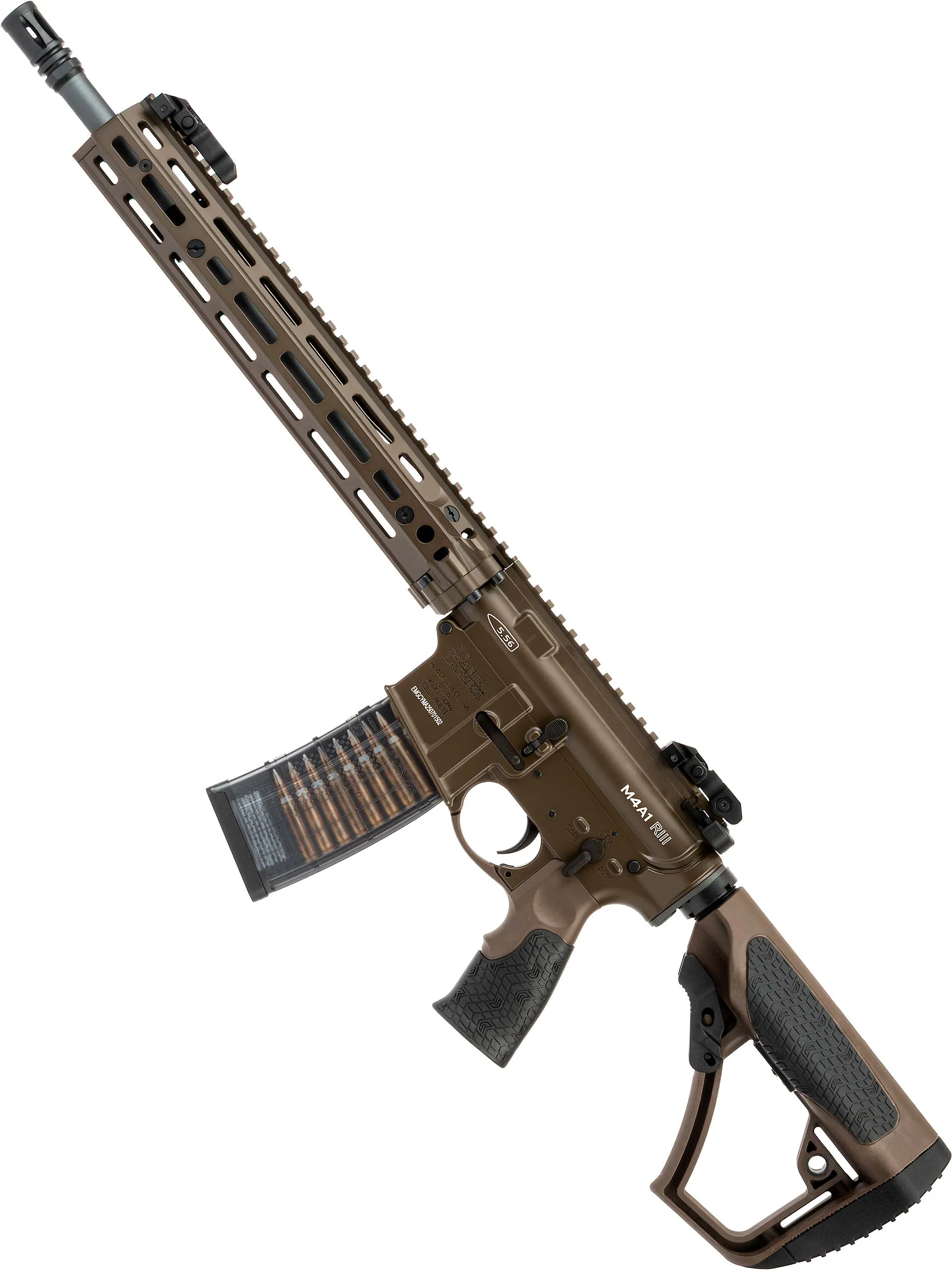 T8 CGS EMG DD MK18 RISⅡ FDE EMG - Daniel Defense MK18 RIII CGS GBBR; Lightning Series