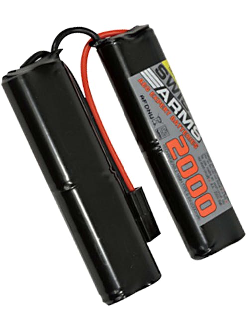 Swiss Arms 9.6V 2000mAh NiMH Double Pack Battery (Mini-Tamiya)