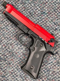 CYMA BY-105398 CM.132S Pistol MOSFET Edition; Black; PTT Red