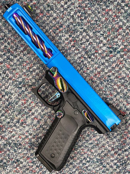 Lancer Tactical BY-105397 Tandemkross CTHULHU GBB Pistol; Heat Gradation; PTT Blue