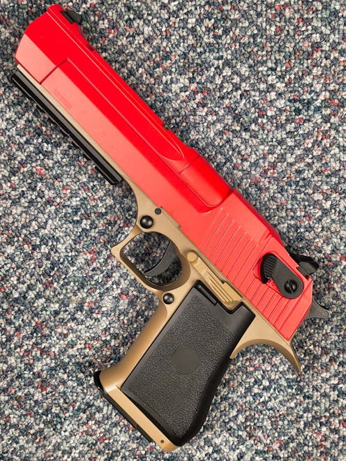 CYMA BY-104865 CM.121S Desert Eagle Advanced MOSFET Edition; Tan; PTT Red