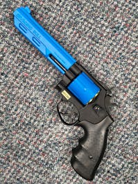HFC BY-105218 HG-133B Savaging Bull NBB Gas Revolver; PTT Blue