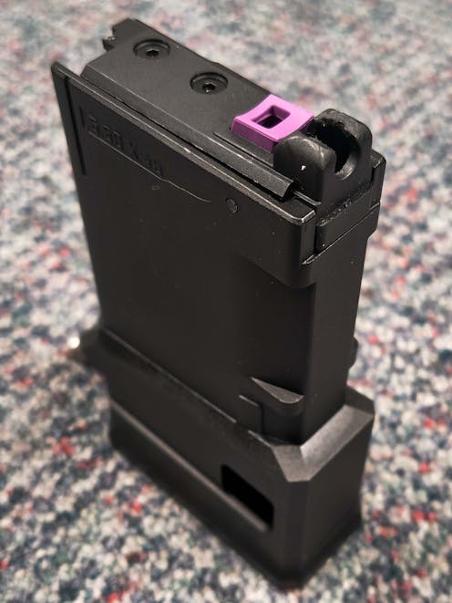 SP Systems BY-105319 T8 CNC HPA Adapter for M4/AR-15 AEG Magazines; CGS/MWS GBBR