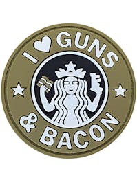Matrix Guns & Bacon 3D PVC Patch