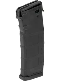 Nuprol N-mag Mid-Cap Airsoft Magazine 30/125 Round M4 - Negro y Parche de First and Only Retail
