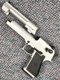 Cybergun BY-105429 - Desert Eagle .50AE CO2 GBB Pistol; FULL AUTO; Silver
