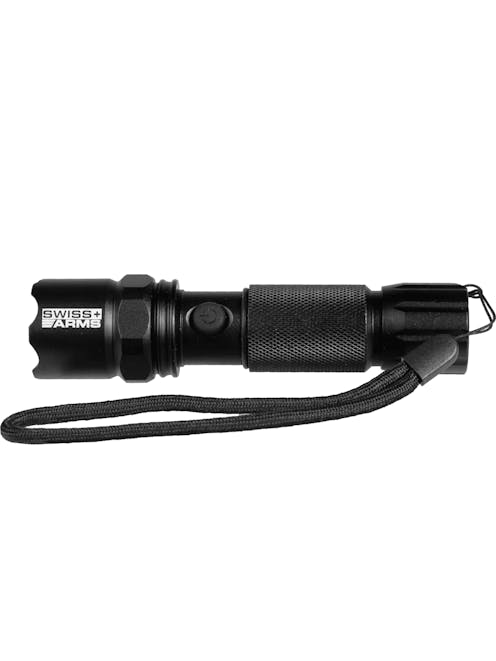 Swiss Arms Rechargeable Green Flashlight with Picatinny Rail Mount