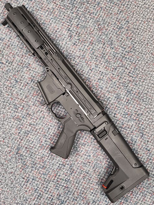 Double Eagle BY-105208 - M917G UTR45 Submachine Gun AEG - FALCON EFCS; Black