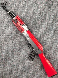 CYMA BY-105482 - CM.028A AK-47 Tactical AEG; PTT Red