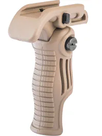 Matrix Folding Vertical Grip for 20mm Picatinny Rails; Tan