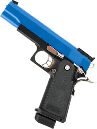 Golden Eagle 3302 Hi-Capa 5.1 Silver OPS GBB Pistol