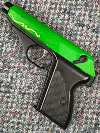 SRC BY-105583 - 7.65 Non-Blowback Pistol; PTT Green