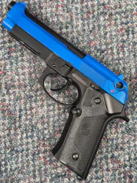 SRC BY-104141 - B92 Vertec Model GBB Pistol; PTT Blue