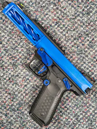 Lancer Tactical BY-105566 - Tandemkross CTHULHU GBB Pistol; Blue; PTT Blue