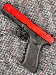 Umarex BY-105607 - GLOCK 17 Gen.3 GBB Pistol; PTT Red