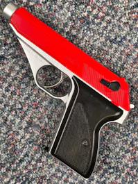 SRC BY-105504 - 7.65 Non-Blowback Pistol; PTT Red