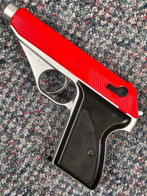 SRC BY-105504 - 7.65 Non-Blowback Pistol; PTT Red