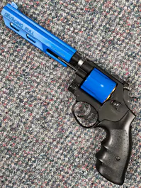 HFC BY-105503 - HG-133B Savaging Bull NBB Gas Revolver; PTT Blue
