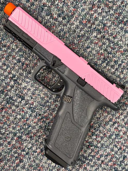 PTS Syndicate BY-105661 - OZ9 "Premium Combat" GBB Pistol; PTT Pink