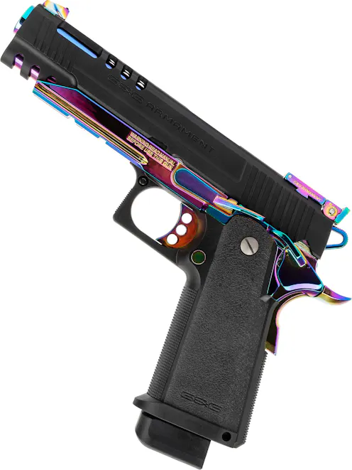 G&G Armament GPM1911 CP Rainbow Edition Hi-Capa GBB Pistol
