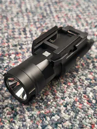 WADSN BY-105412 - XH35 Tactical Pistol Flashlight w/Strobe; Black