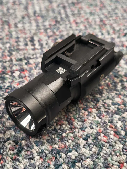 WADSN BY-105412 - XH35 Tactical Pistol Flashlight w/Strobe; Black