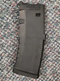 Double Eagle BY-105550 - 35rnd Magazine for Noveske N4 MWS GBBRs; Black