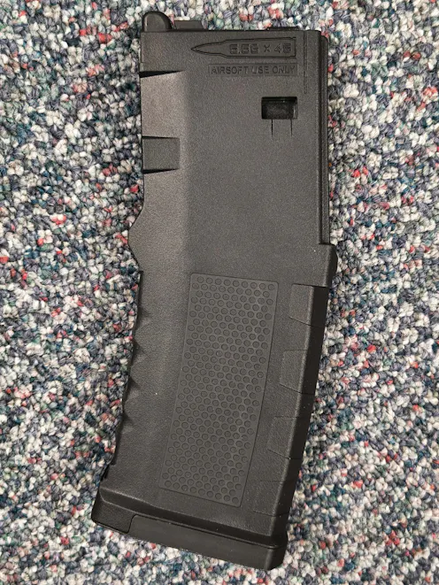 Double Eagle BY-105550 - 35rnd Magazine for Noveske N4 MWS GBBRs; Black